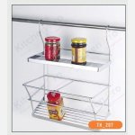 علاقة رفين توابل و زجاجات - بدون  عمود