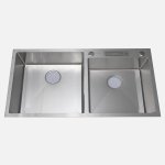 مجلا Kitchen pro مودرن 2عين استيل 304 مقاس 94×50سم + اكسسوارات