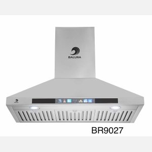شفاط 90سم هرمي استيل بلورا موديل BR9027